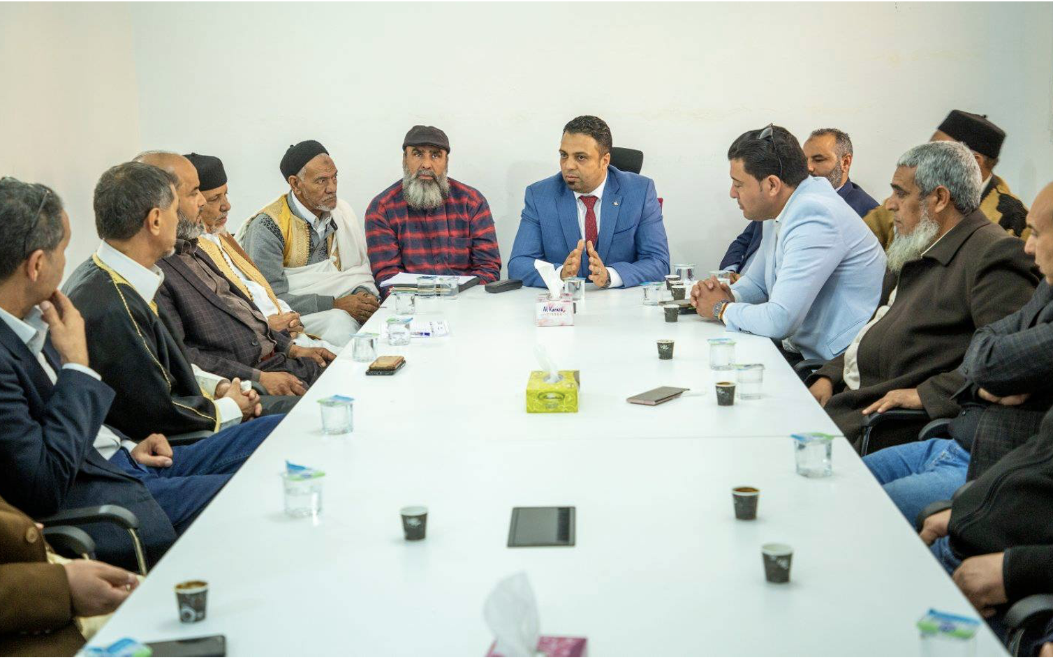 لقاء مع أعيان ووجهاء قبائل المشاشية